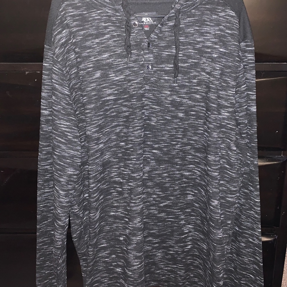 Black and White Hoodie